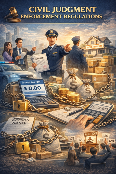 QUY ĐỊNH VỀ CƯỠNG CHẾ THI HÀNH ÁN DÂN SỰ