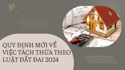 QUY ĐỊNH MỚI VỀ VIỆC TÁCH THỬA THEO LUẬT ĐẤT ĐAI 2024